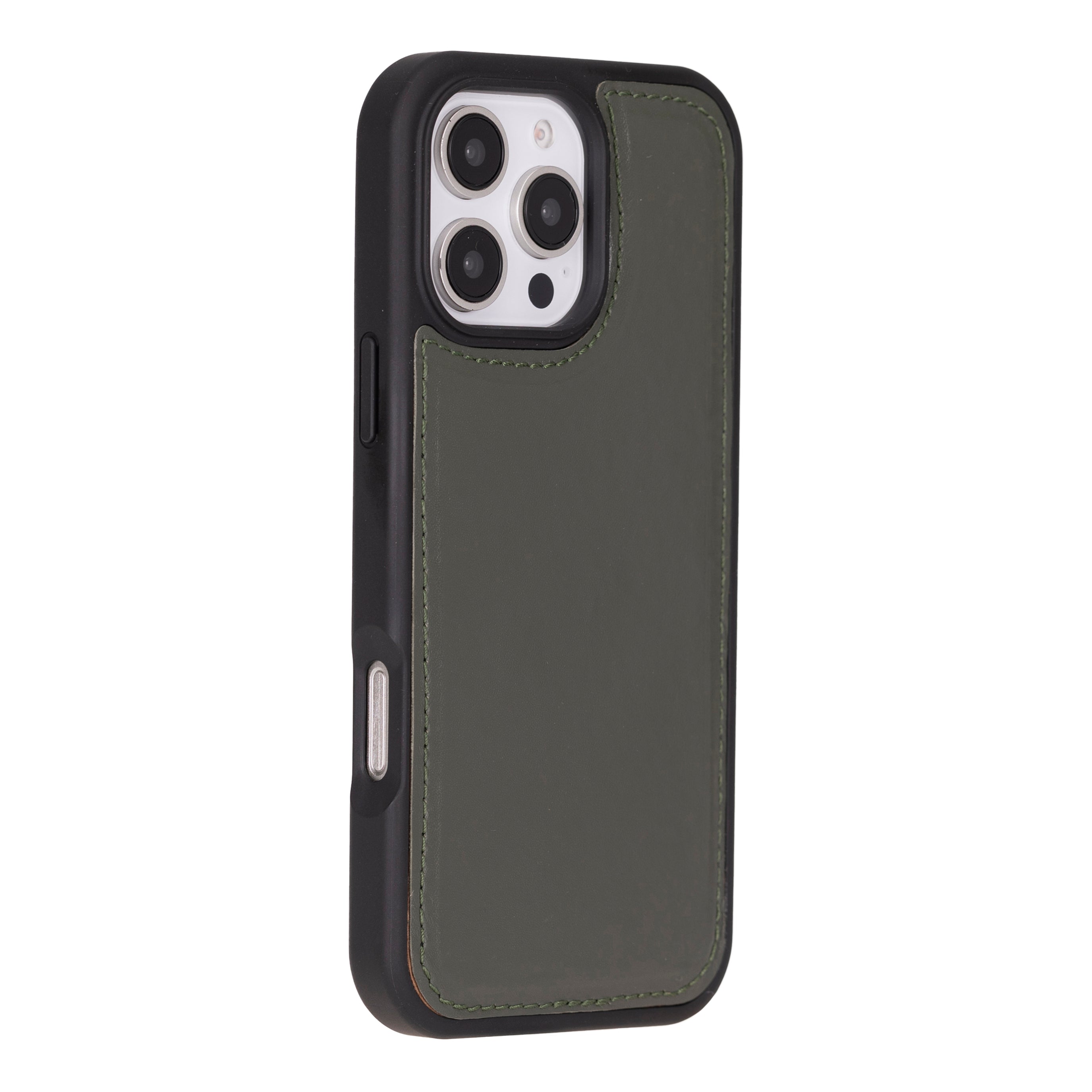 Genuine Leather Detachable  iphone 16 Case