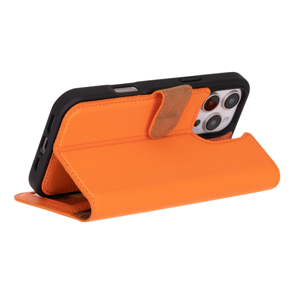 Genuine Leather Detachable  iphone 16 Case