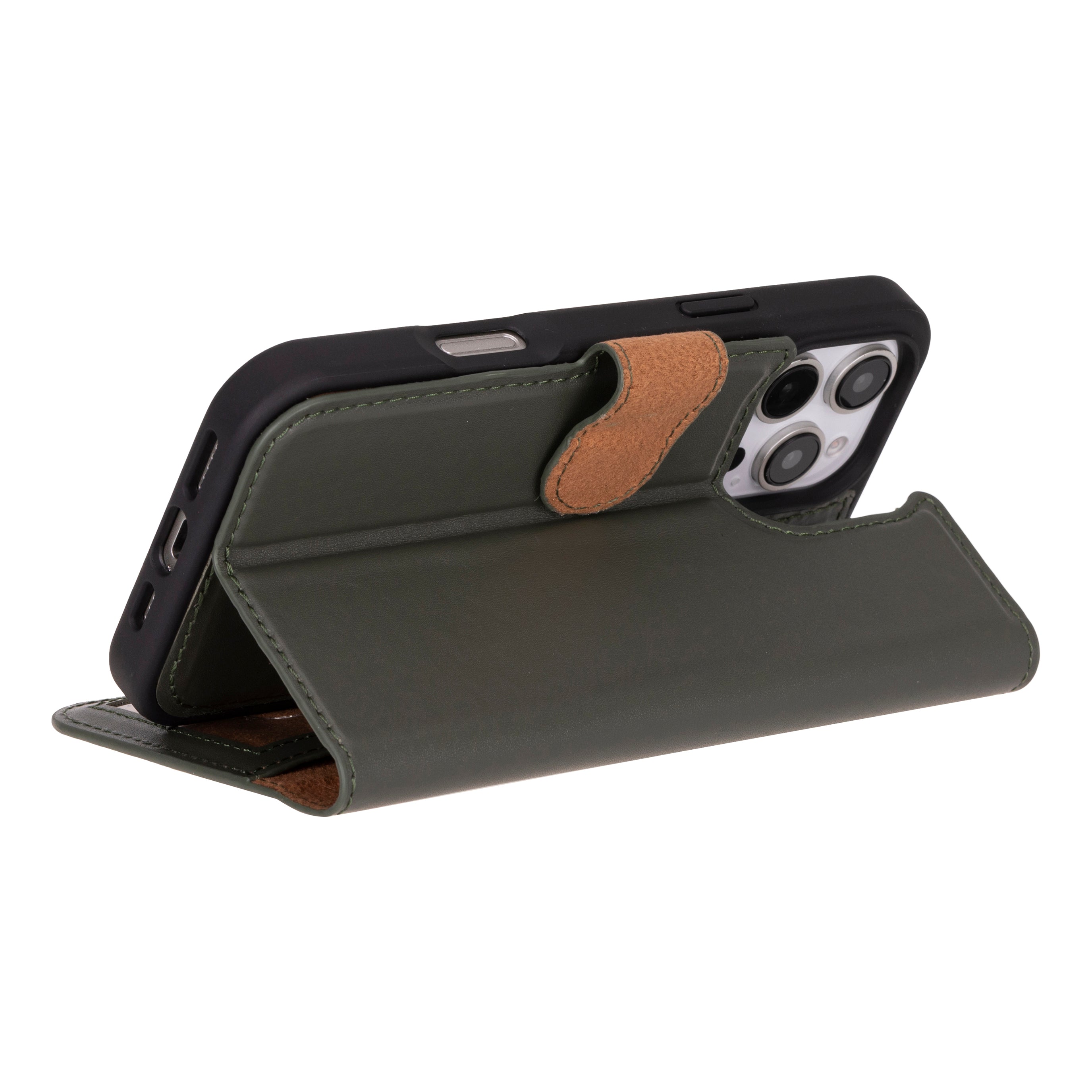 Magisches abnehmbares Echtlederetui