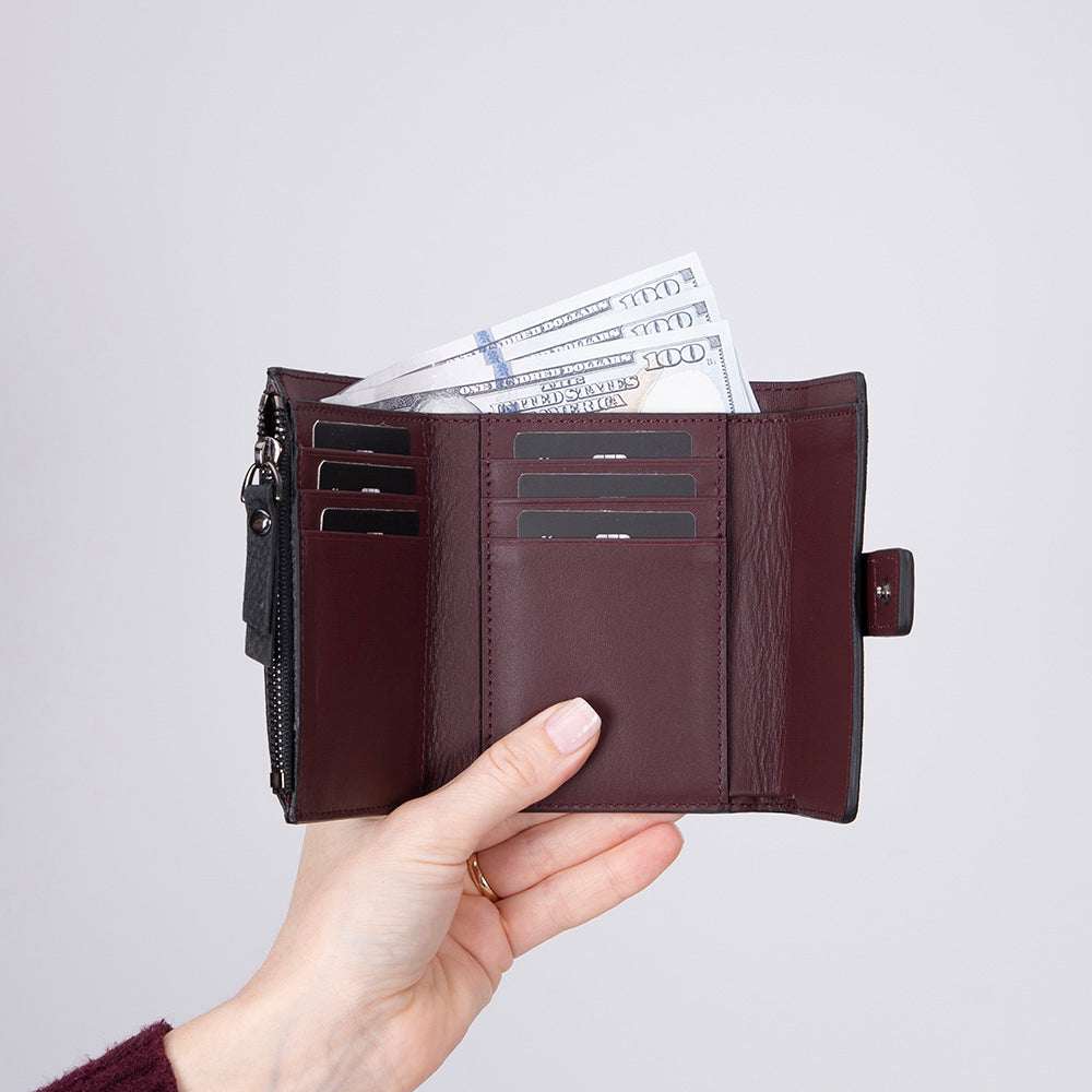 Elba Damen-Geldbörse aus Leder