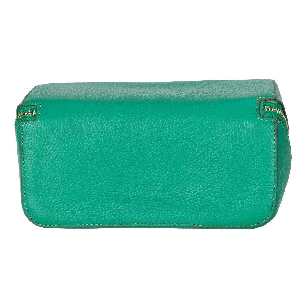 Ella Genuine Leather Cosmetic Bag - Luxury Toiletry Bag for Women & Men