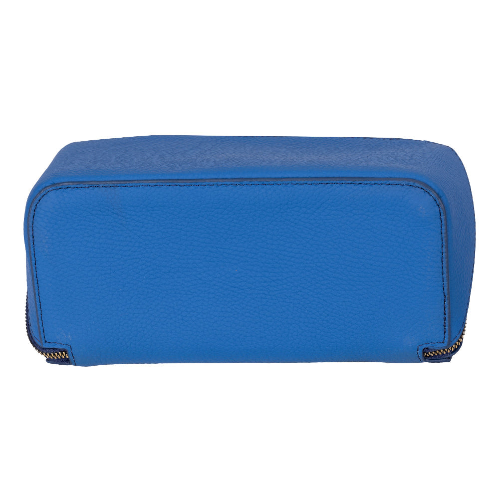 Ella Genuine Leather Cosmetic Bag - Luxury Toiletry Bag for Women & Men