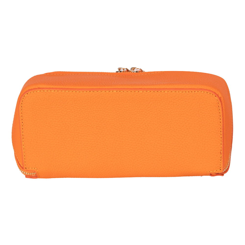 Ella Genuine Leather Cosmetic Bag - Luxury Toiletry Bag for Women & Men