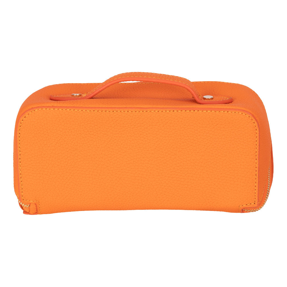 Ella Genuine Leather Cosmetic Bag - Luxury Toiletry Bag for Women & Men