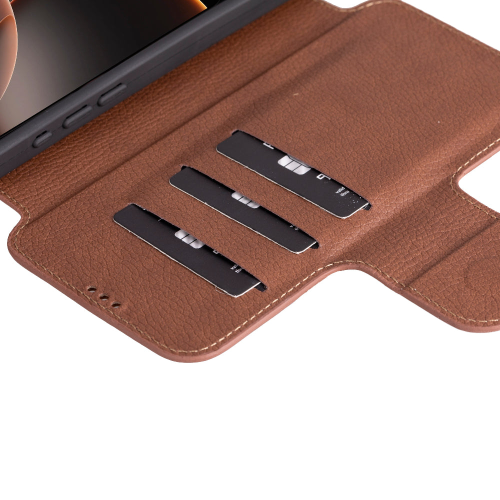 Firenze I Phone 16 Pro Max Leather Folio Case