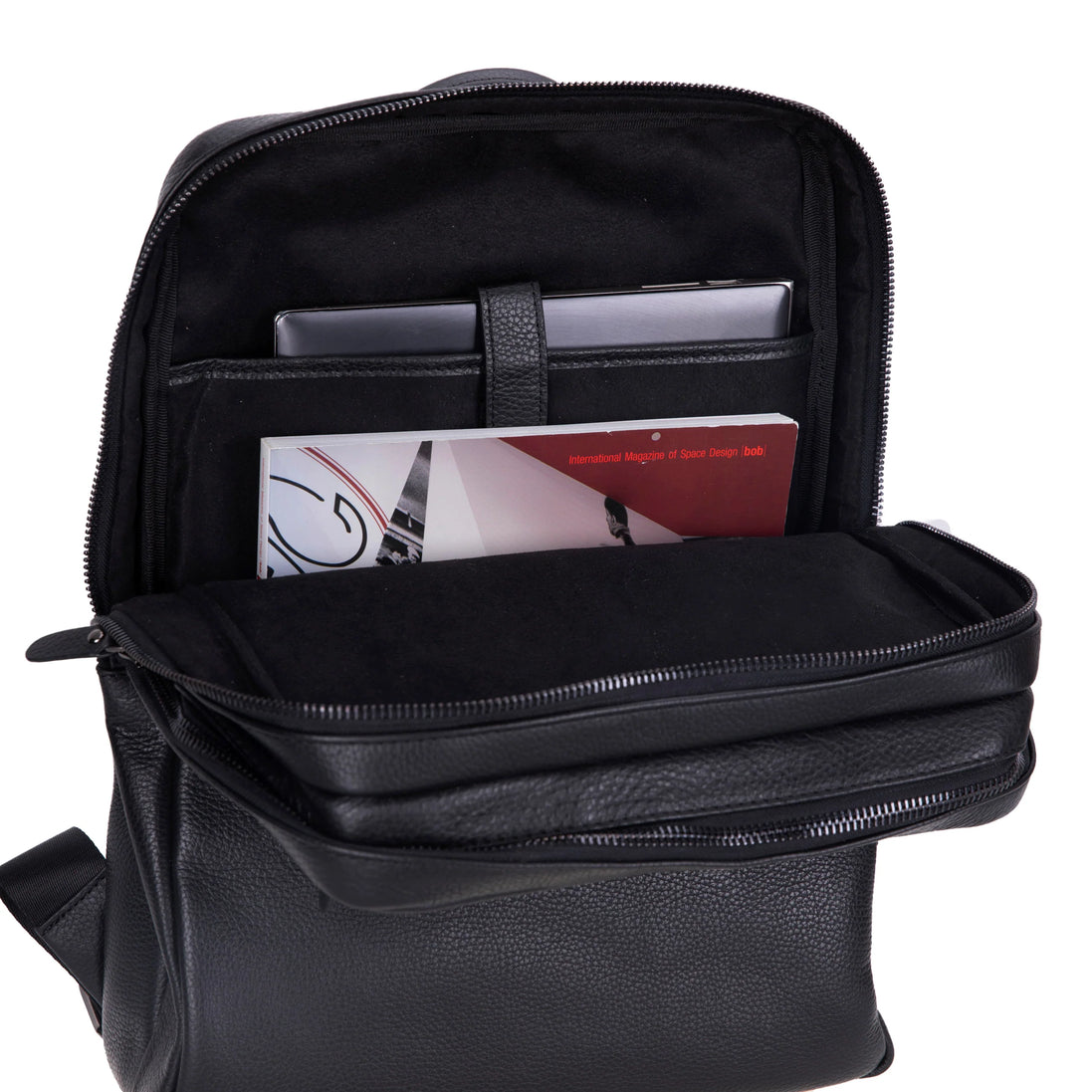 Lederrucksack „Verstecktes Schloss“