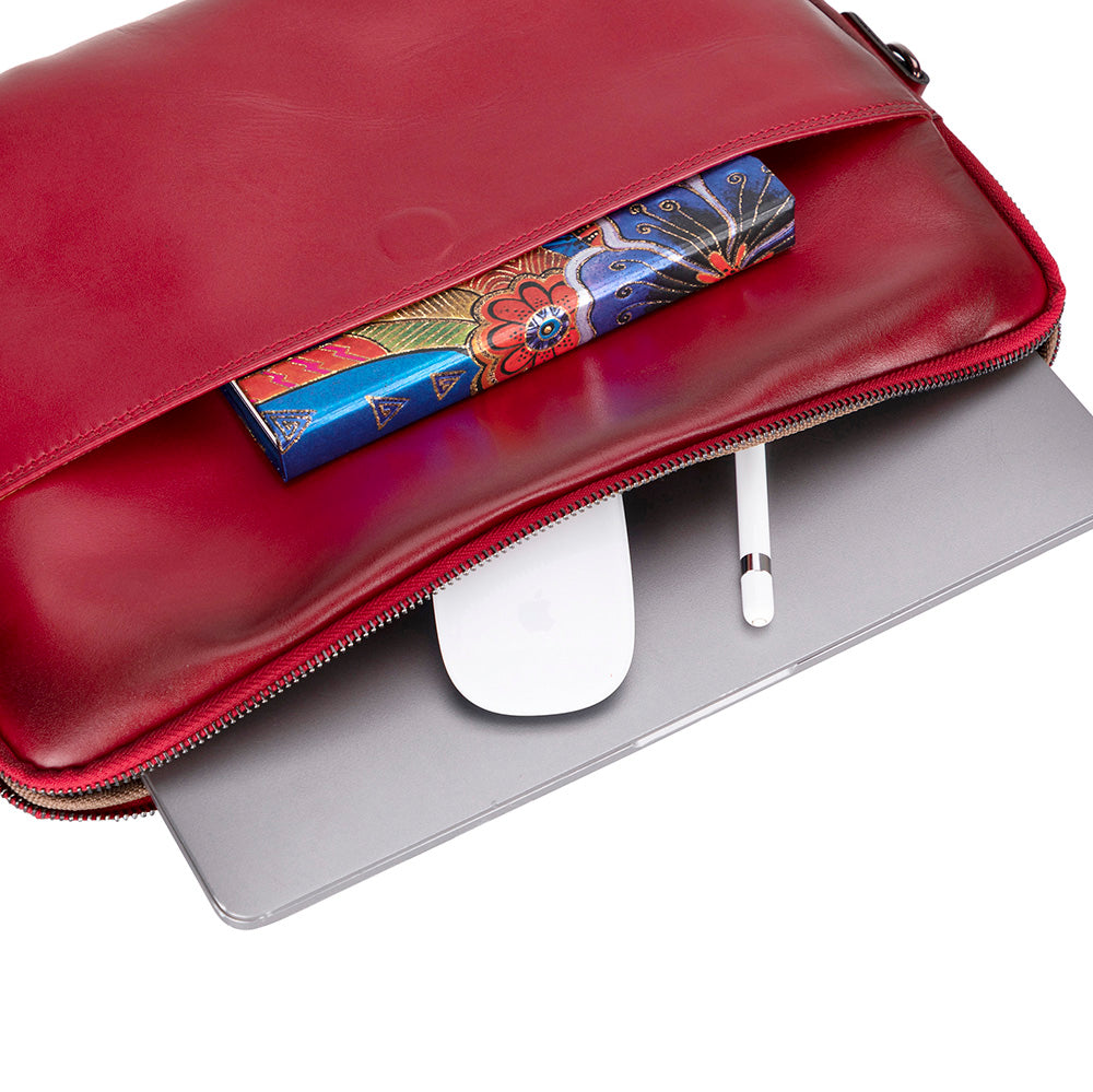 Leeds Slim Leder-Laptop-/Tablet-Hülle