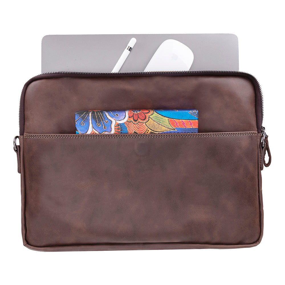Leeds Slim Leder-Laptop-/Tablet-Hülle