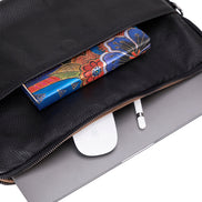 Leeds Slim Leather Laptop / Tablet Sleeve