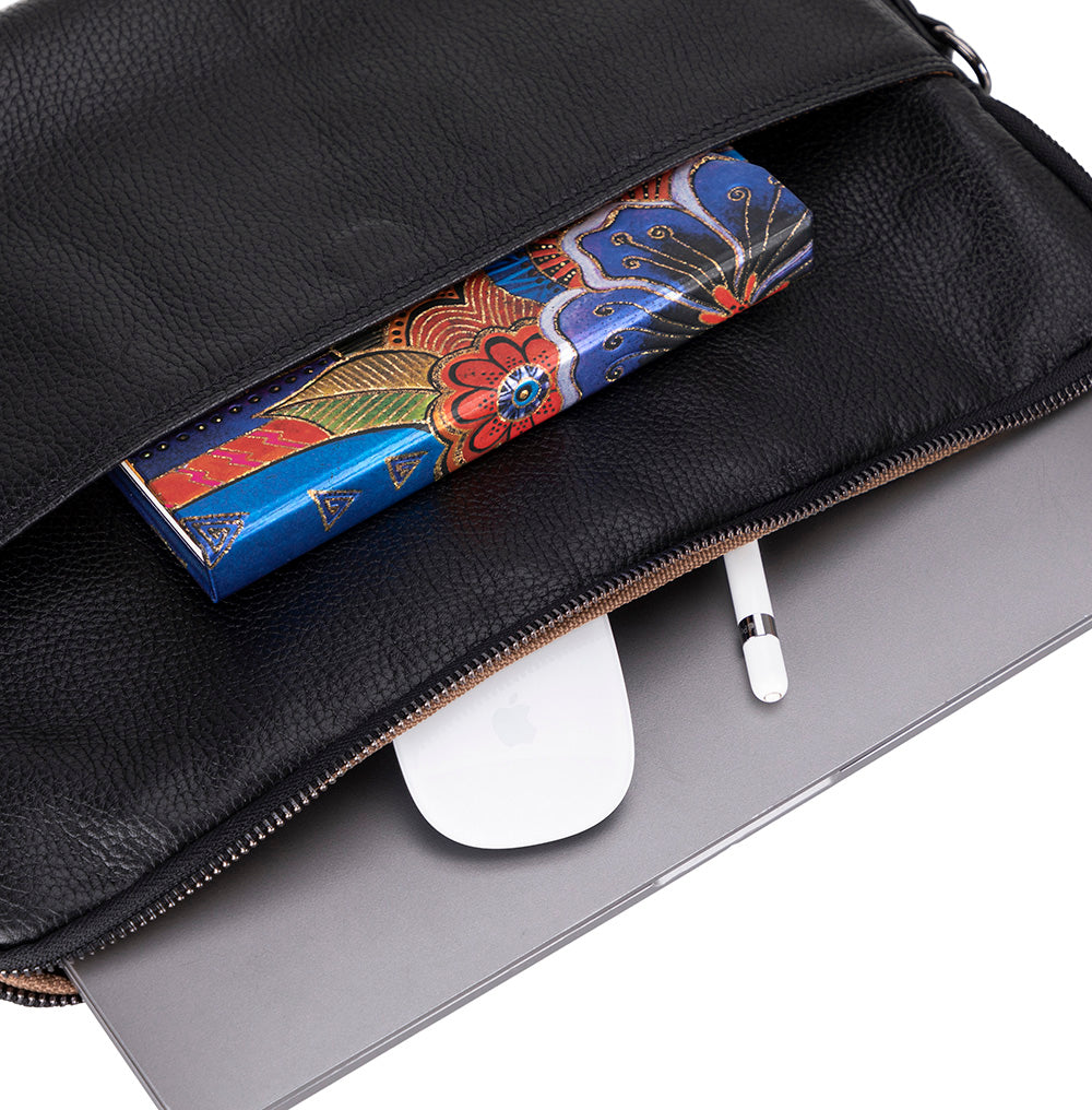 Leeds Slim Leder-Laptop-/Tablet-Hülle