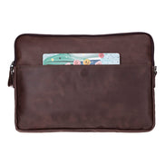 Leeds Slim Leather Laptop / Tablet Sleeve
