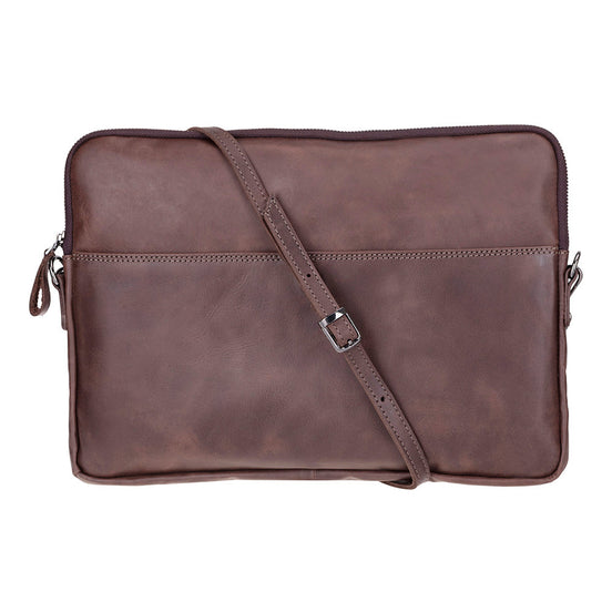 Leeds Slim Leather Laptop / Tablet Sleeve