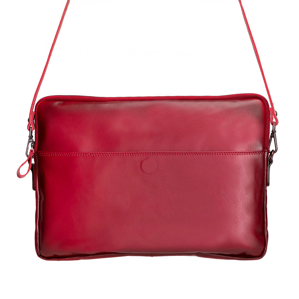 Leeds Slim Leather Laptop / Tablet Sleeve