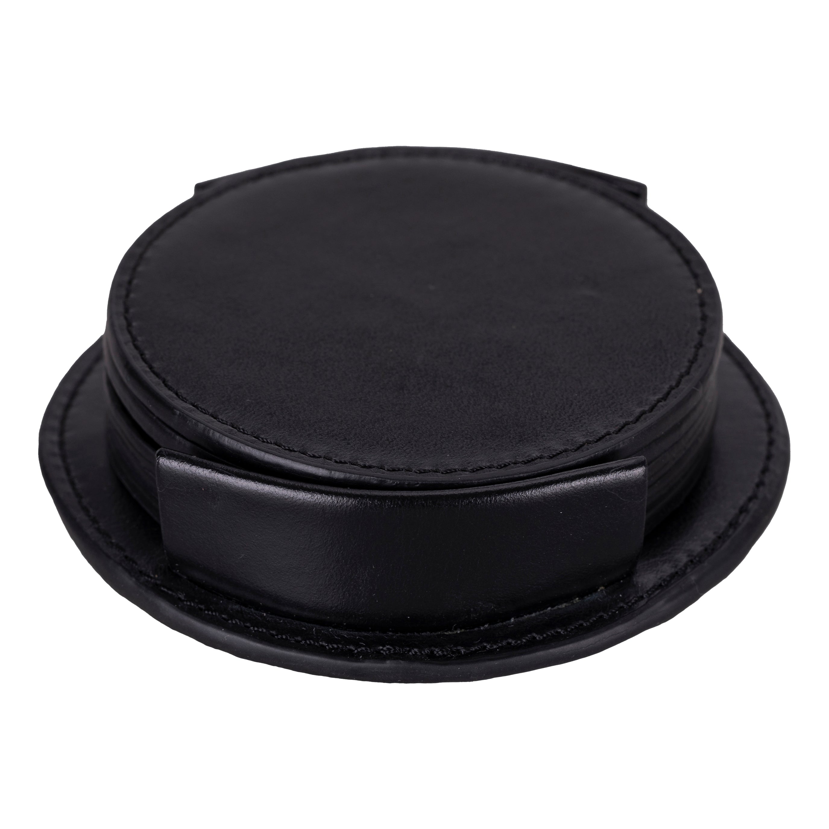 Divine Cup Leather Coaster Set