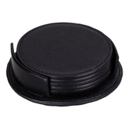 Divine Cup Leather Coaster Set