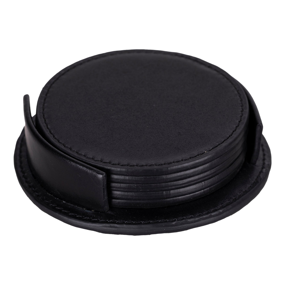 Divine Cup Leather Coaster Set