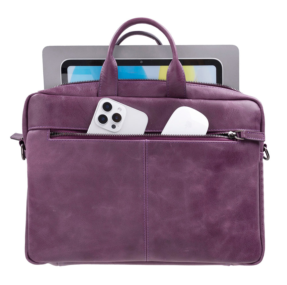 Apollo Geniune Leather Laptop Bag