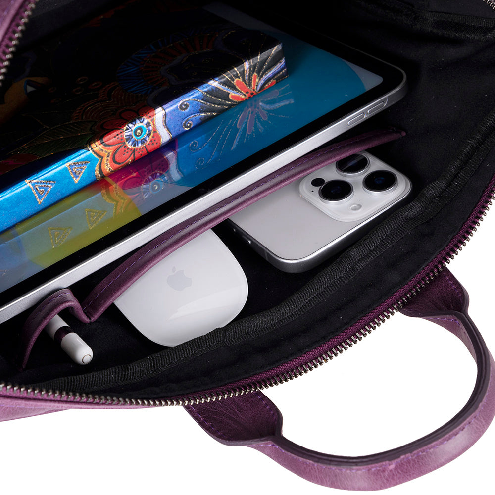 Apollo Geniune Leather Laptop Bag