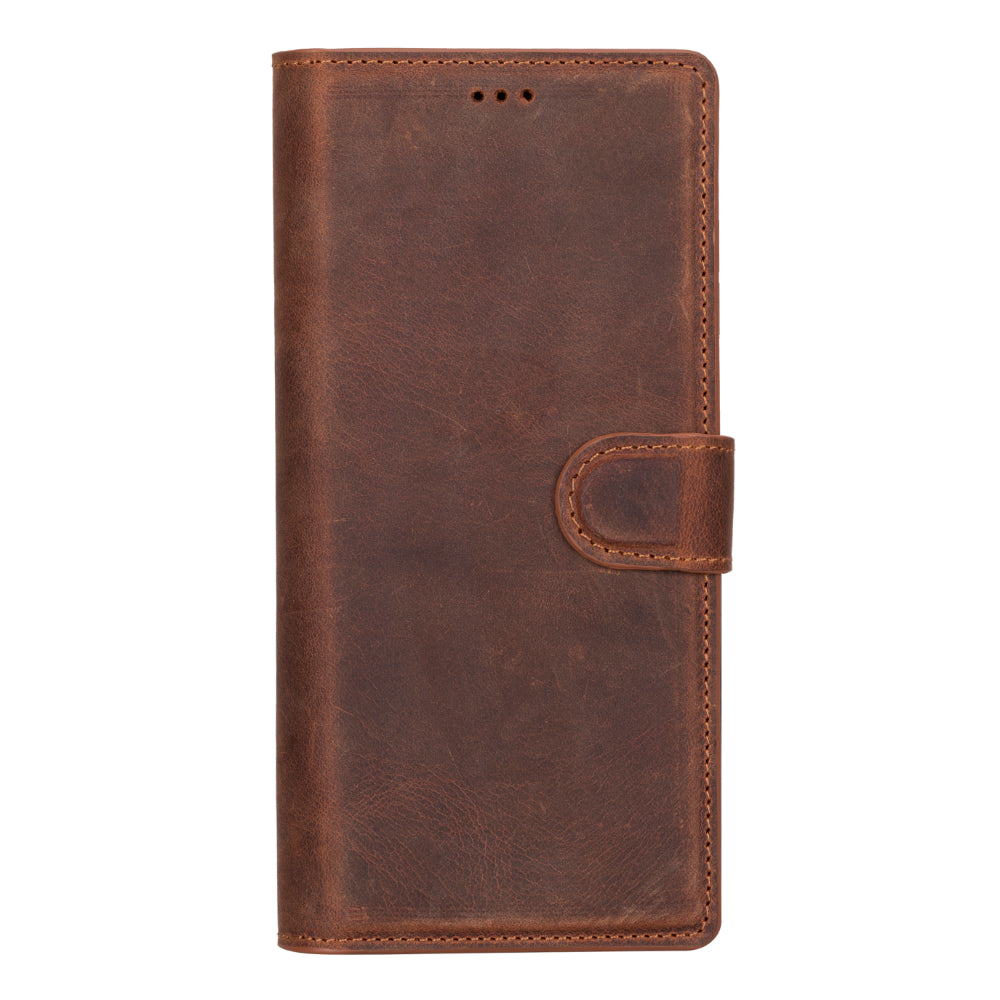 Magische abnehmbare Leder-Brieftaschenhülle für Samsung Galaxy S25 Ultra