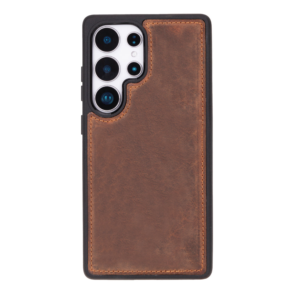 Magische abnehmbare Leder-Brieftaschenhülle für Samsung Galaxy S25 Ultra