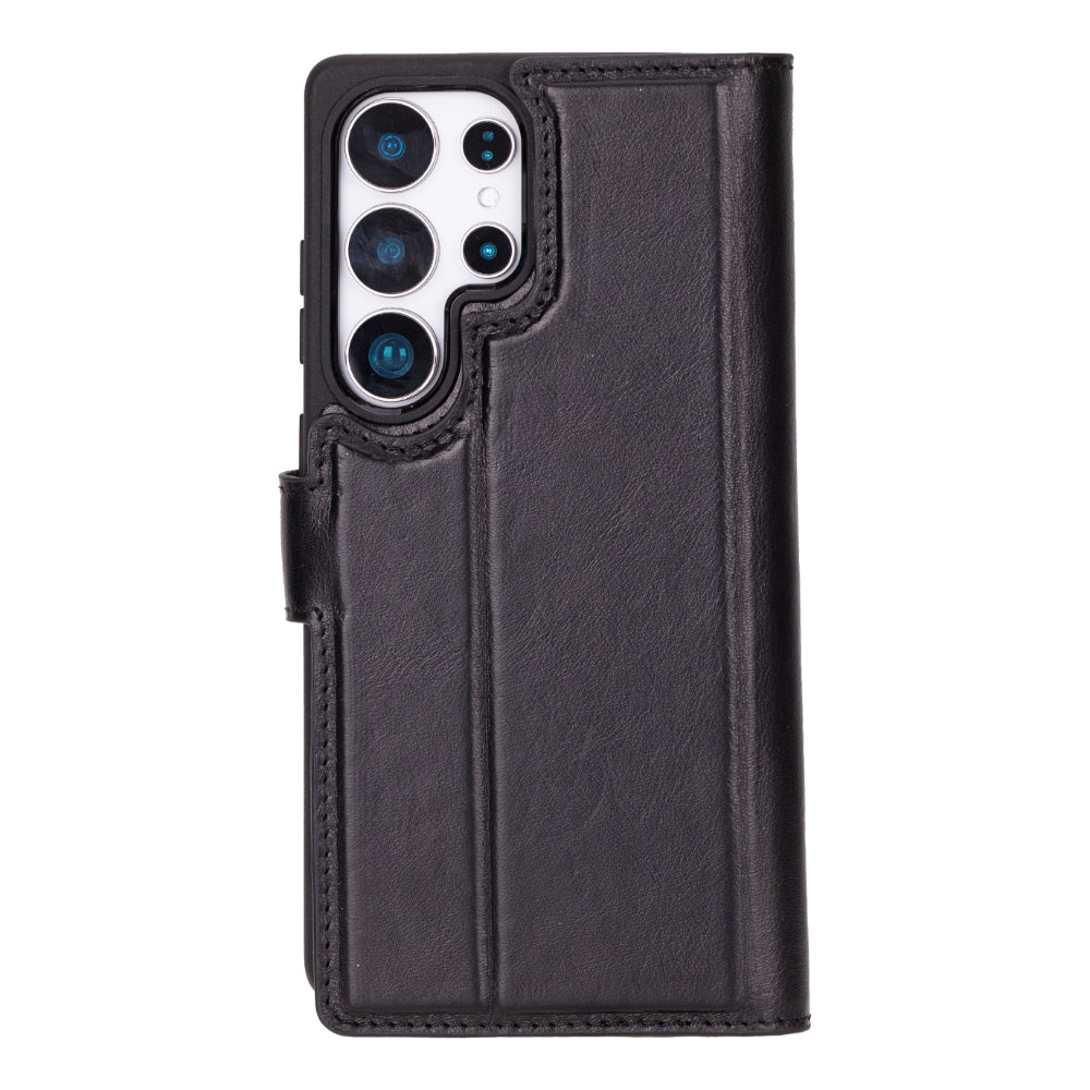 Magische abnehmbare Leder-Brieftaschenhülle für Samsung Galaxy S25 Ultra