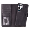 Magische abnehmbare Leder-Brieftaschenhülle für Samsung Galaxy S25 Ultra