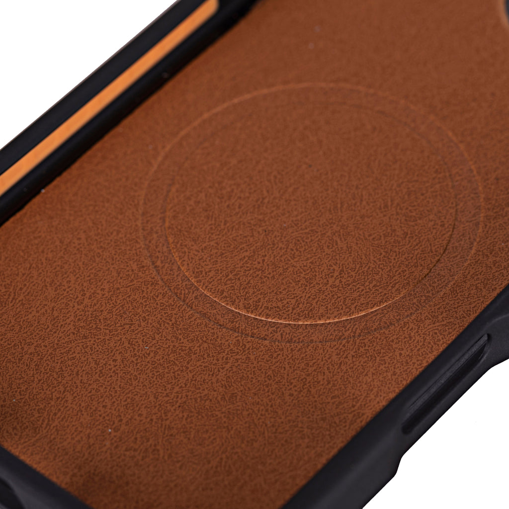 Genuine Leather Detachable  iphone 16 Case