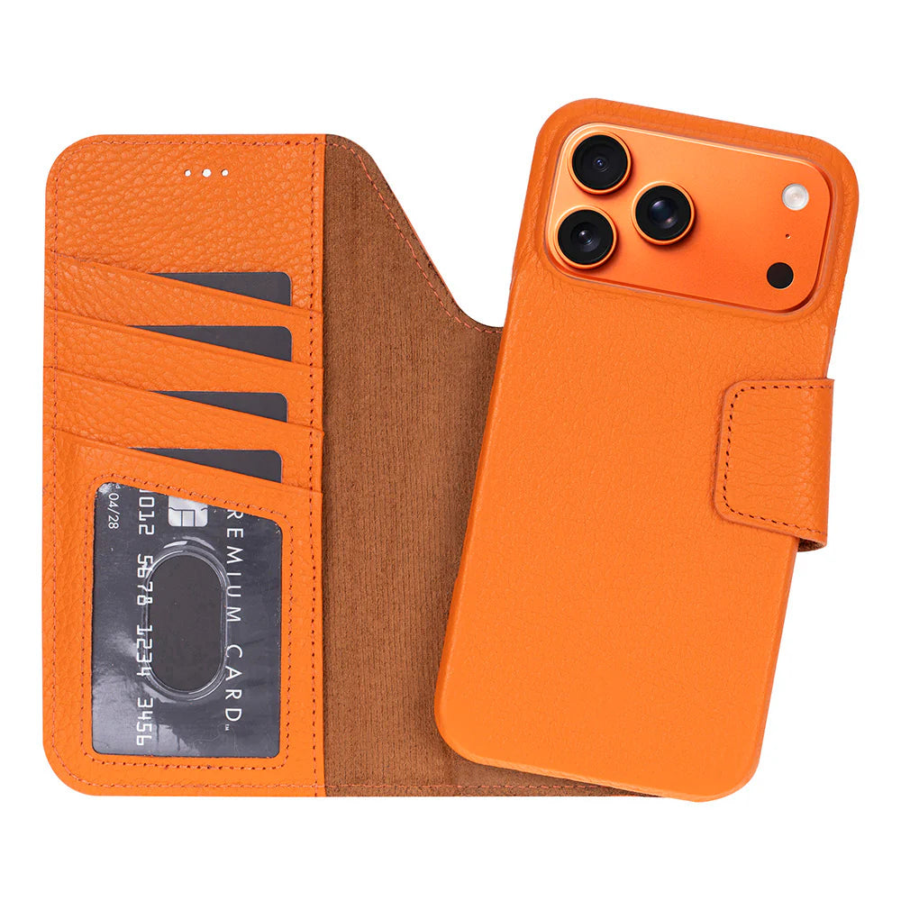 Elite Magic I Phone 17 Pro Max Leather Detachable Wallet Case