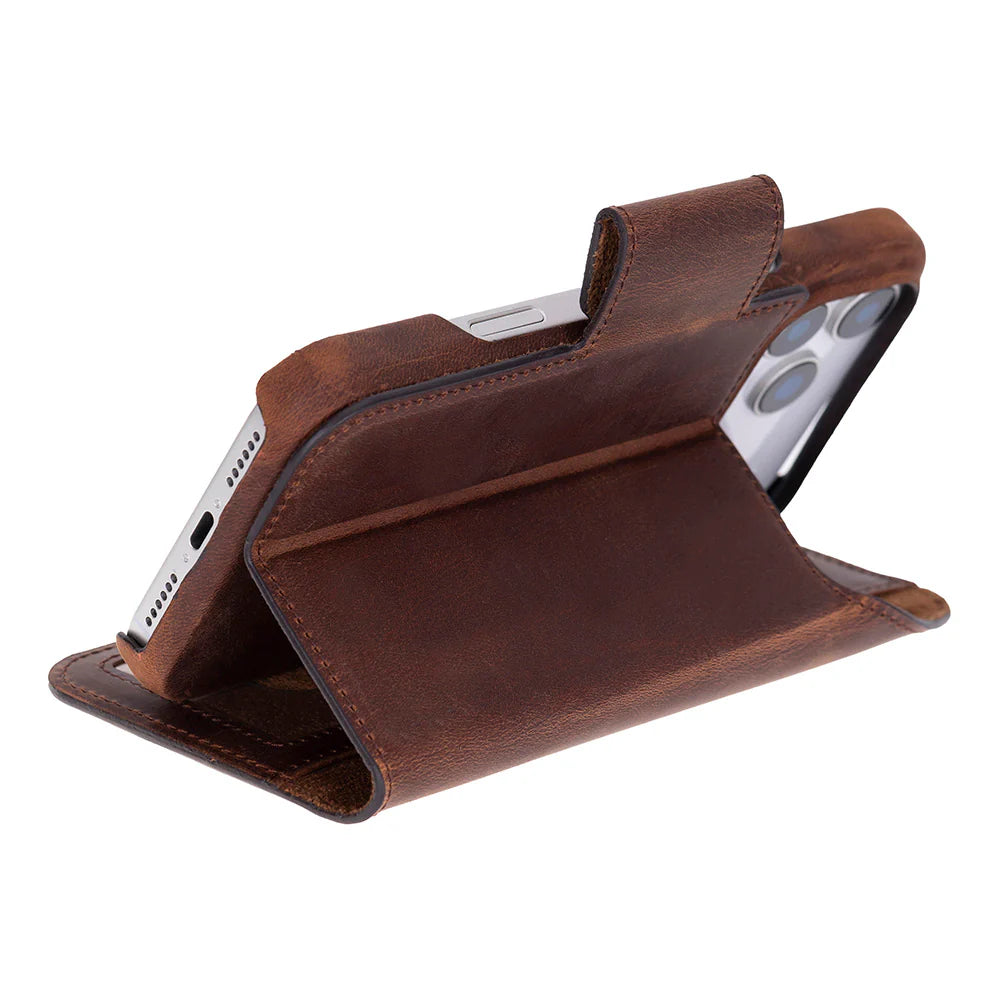 Elite Magic I Phone 17 Pro Max Leather Detachable Wallet Case