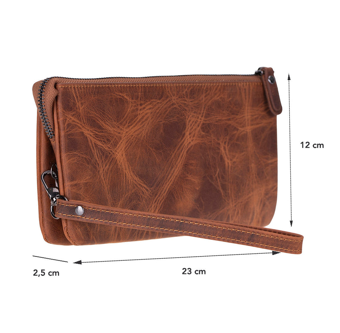 Majeste Leder-Clutch-Tasche