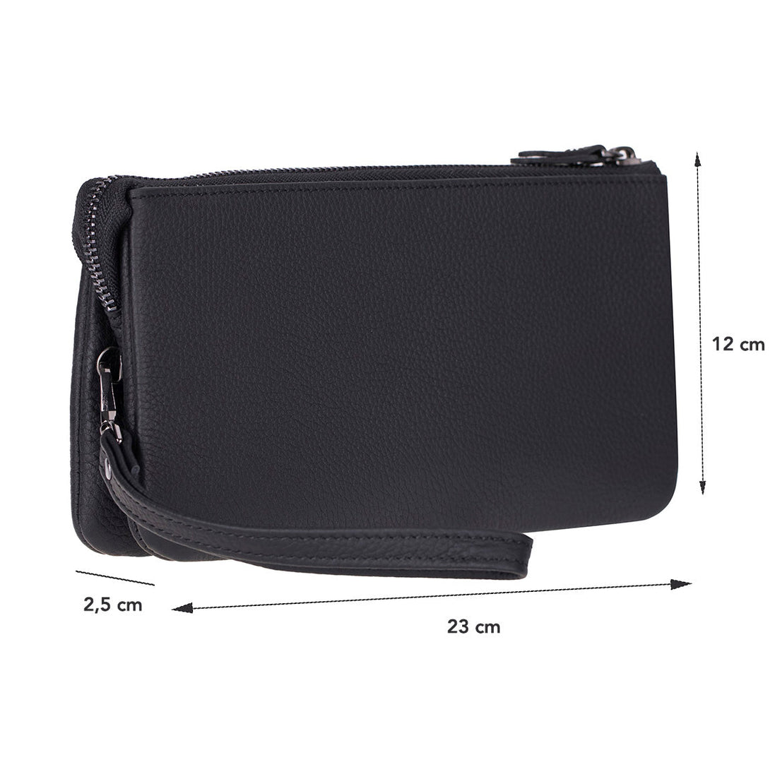 Majeste Leder-Clutch-Tasche