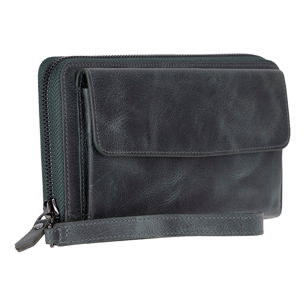 Aristo Genuine Leather Clutch Bag - Minimalist Wristlet Wallet & Pouch Bag
