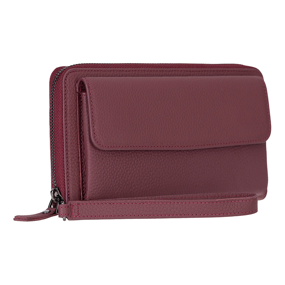 Aristo Genuine Leather Clutch Bag - Minimalist Wristlet Wallet & Pouch Bag