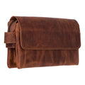 Prestige Genuine Leather Clutch Bag – Premium Travel Organizer with Wrist Strap