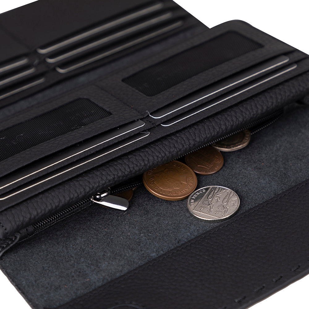 Edle Leder-Damengeldbörse