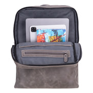 Lederrucksack „Verstecktes Schloss“