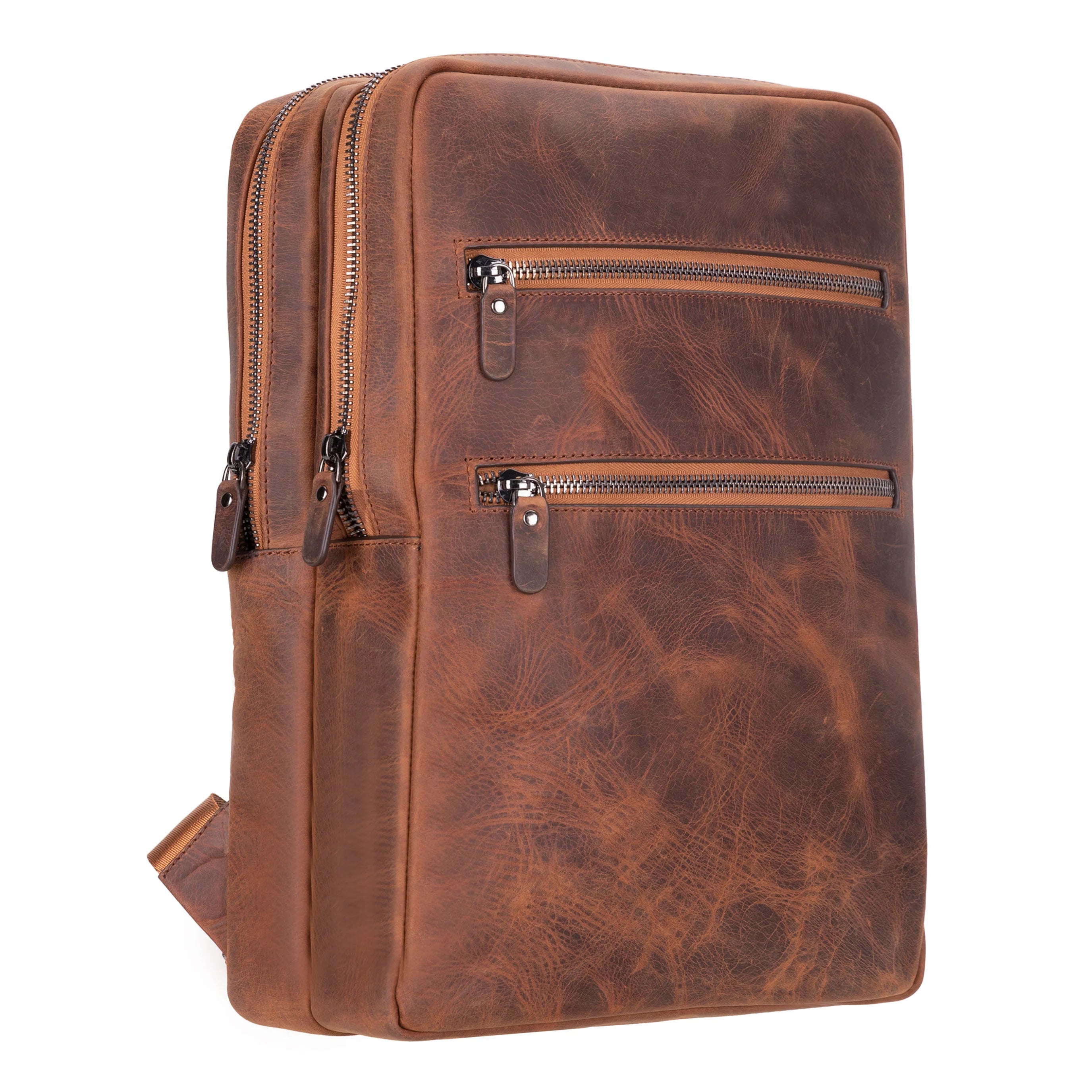 Lederrucksack „Verstecktes Schloss“