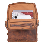 Lederrucksack „Verstecktes Schloss“