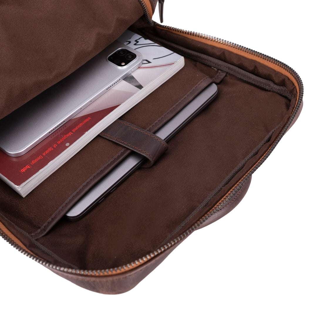 Lederrucksack „Verstecktes Schloss“