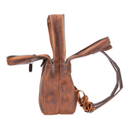 Lederrucksack „Verstecktes Schloss“