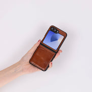 Flex Cover Samsung Z Flip 6 Lederhülle