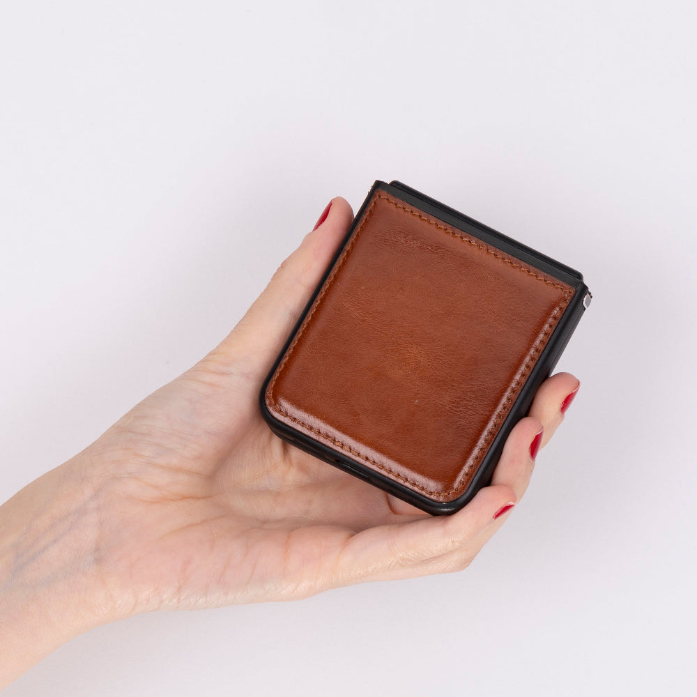 Flex Cover Samsung Z Flip 6 Lederhülle