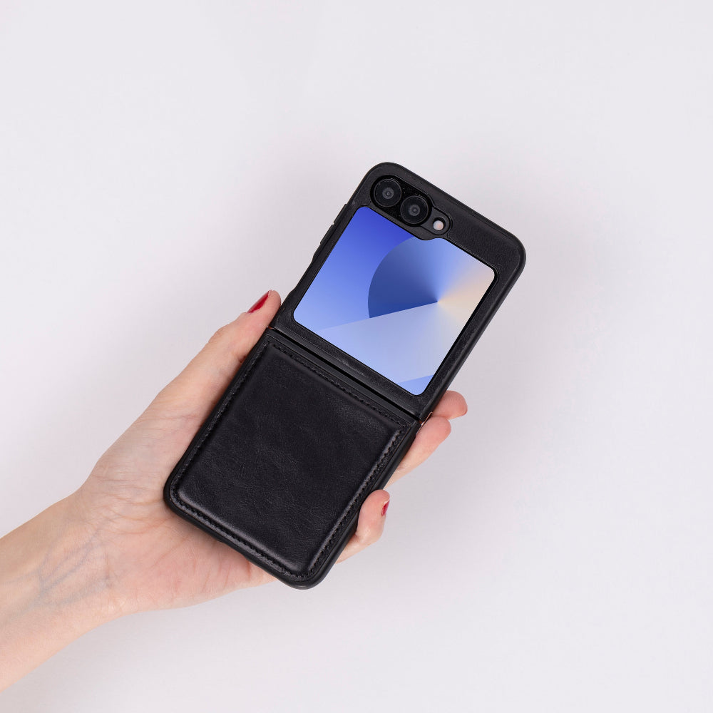 Flex Cover Samsung Z Flip 6 Lederhülle