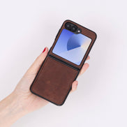 Flex Cover Samsung Z Flip 6 Lederhülle