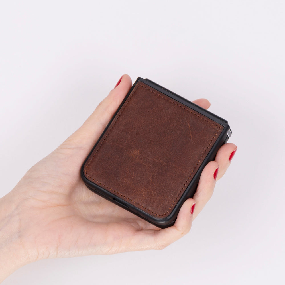 Flex Cover Samsung Z Flip 6 Lederhülle