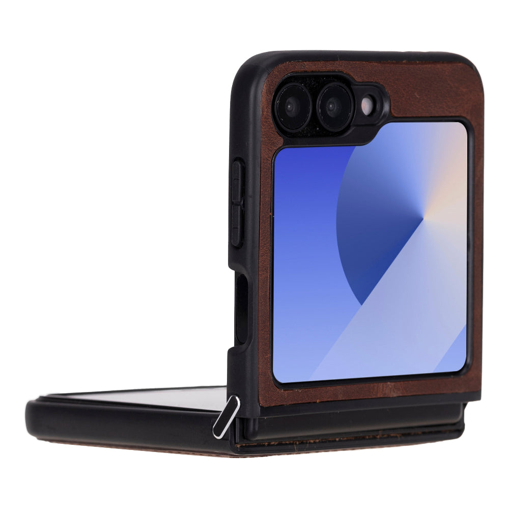 Flex Cover Samsung Z Flip 6 Lederhülle