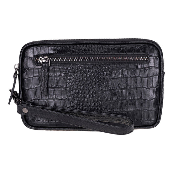 Noma Leather Clutch Bag