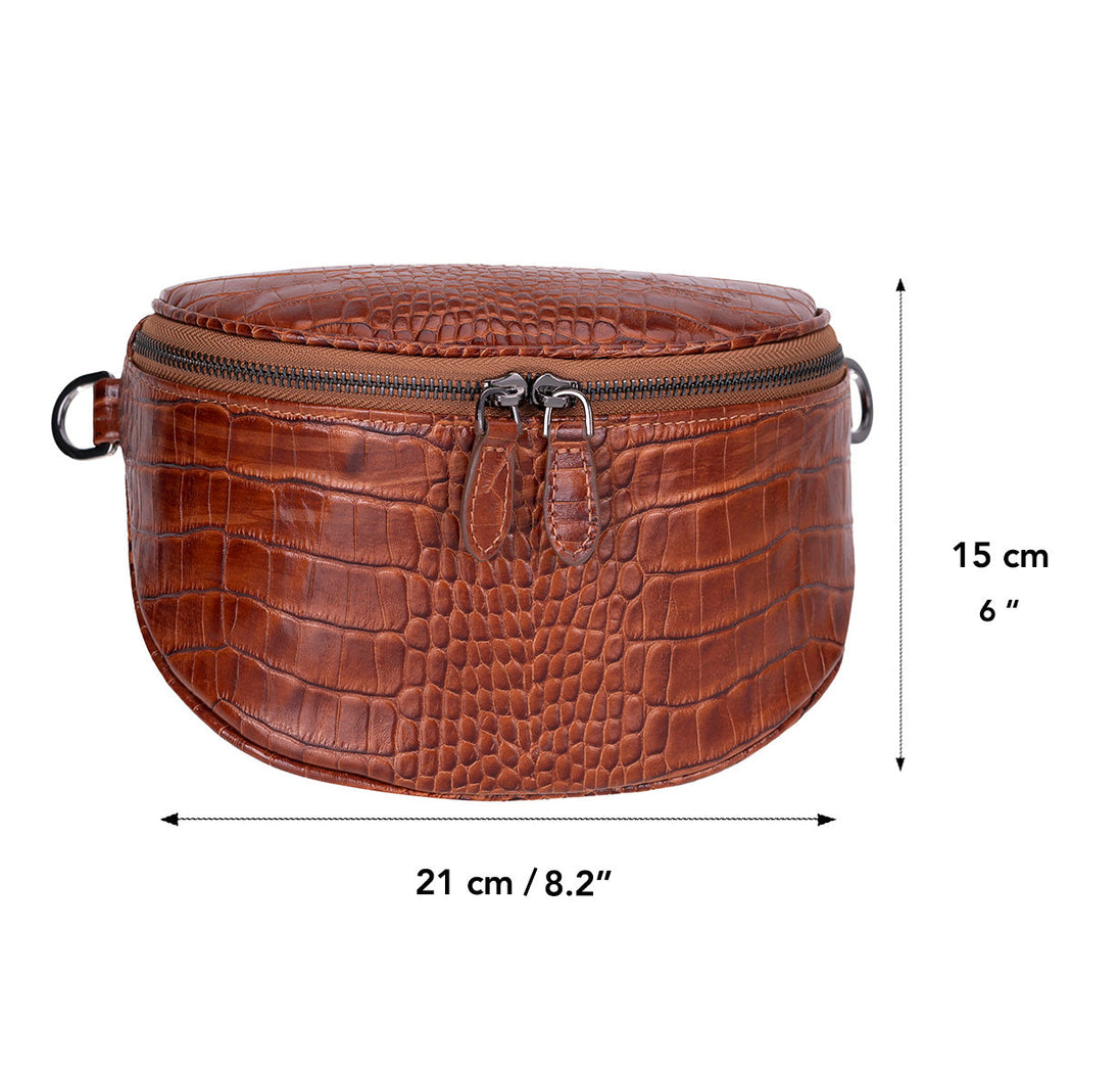 Alora Leder-Umhängetasche