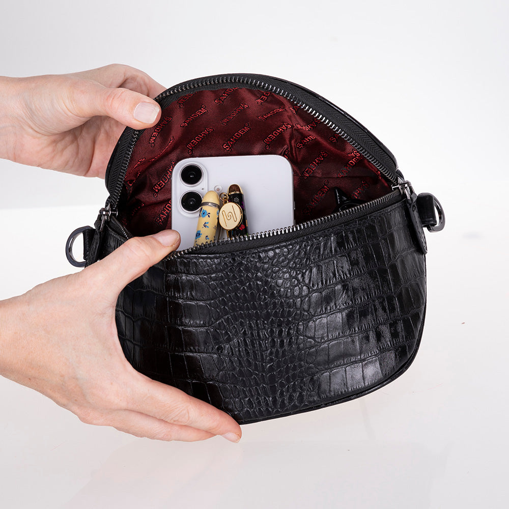 Alora Leder-Umhängetasche