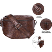 Alora Leder-Umhängetasche